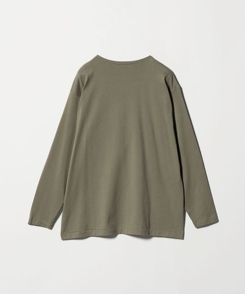 AURALEE＞LUSTER PLAITING BOAT―NECK L/S TEE/ボートネック