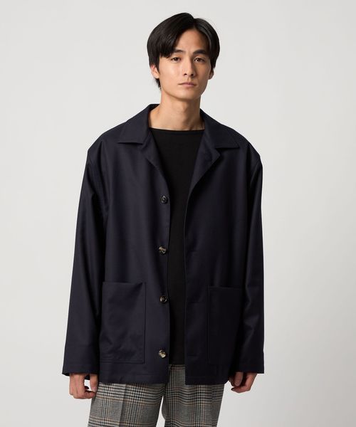 caruso elba カバーオール ジャケット　46 48 Caruso（カルーゾ）の「＜CARUSO（カルーゾ）＞ キャッツレグ