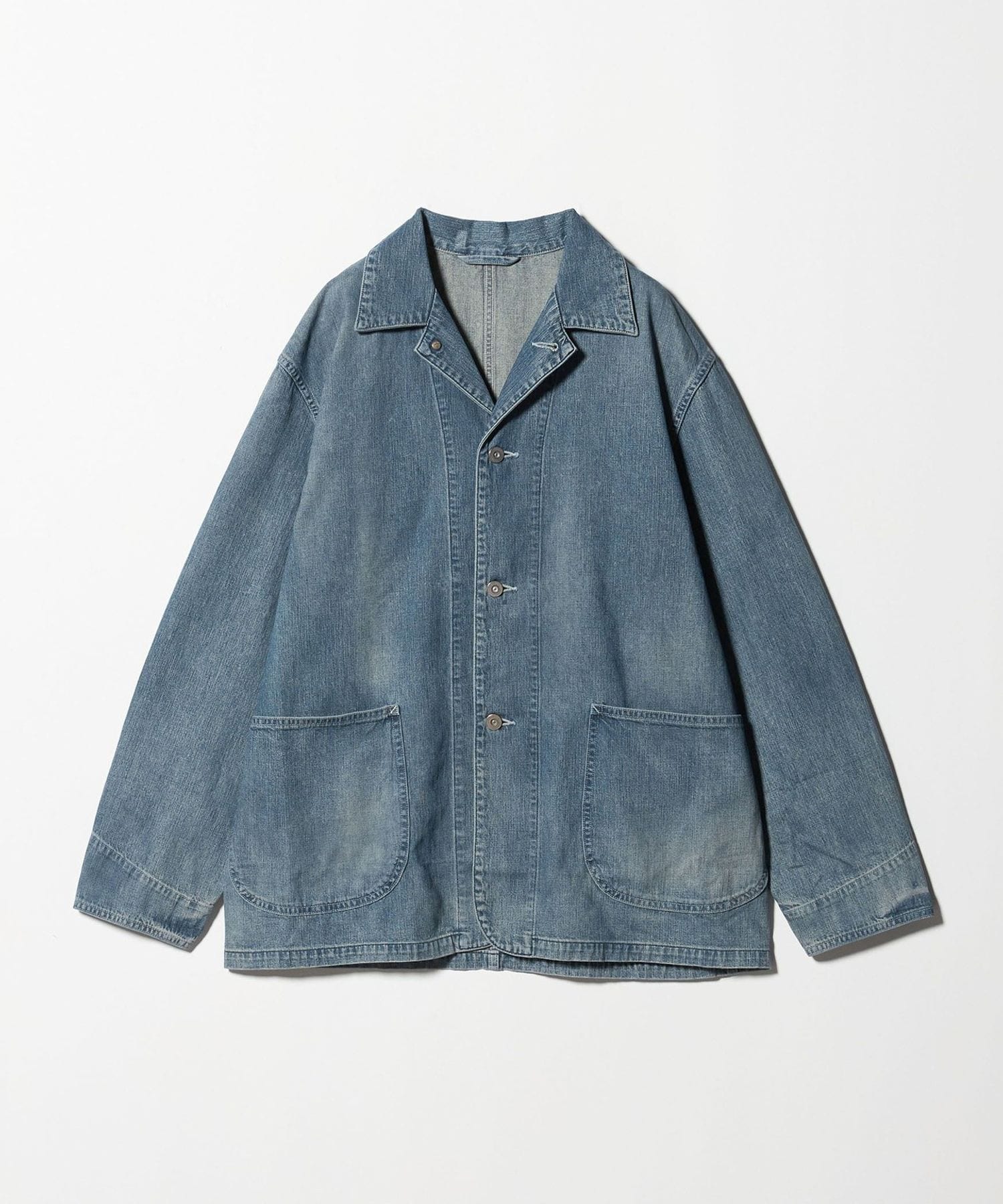 kaoyorinakami panel blouson ivory×navy L Куртка Mizuno Uni SAPPORO Pad JKT 32EE850514 XL Синяя