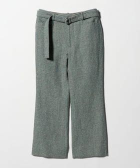 UNITED ARROWS/＜mando＞ツイード ベルテッド ノープリーツ ストレートパンツ/その他パンツ