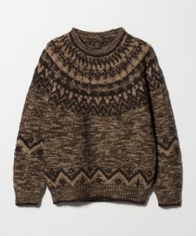 BATONER/＜BATONER＞MOHAIR NORDIC CREW NECK/モヘヤ ノルディック クルーネック ニット/ニット / セーター