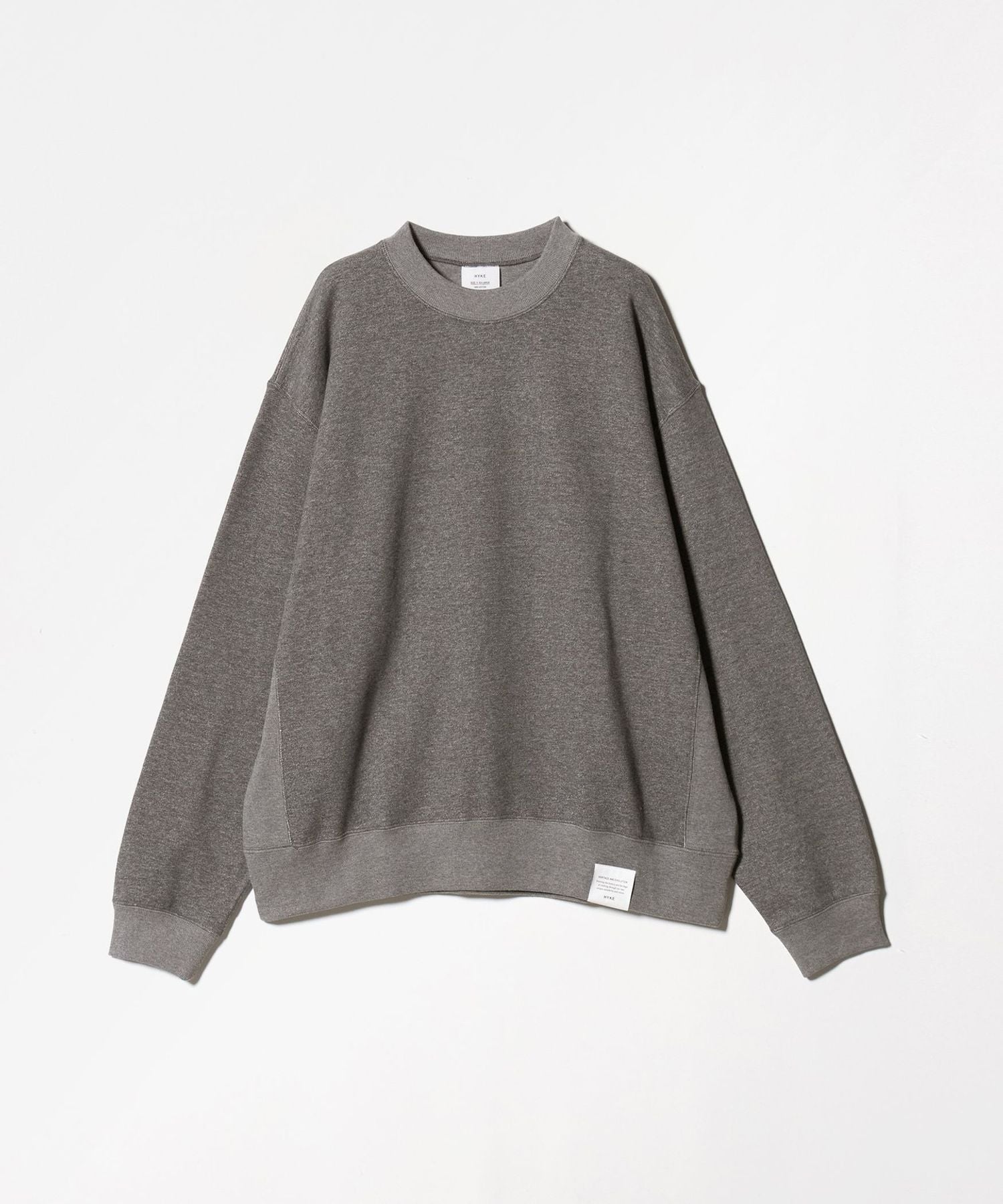 HYKE バイカラースウェット 中古・古着通販】HYKE (ハイク) バイカラースウェット グレー