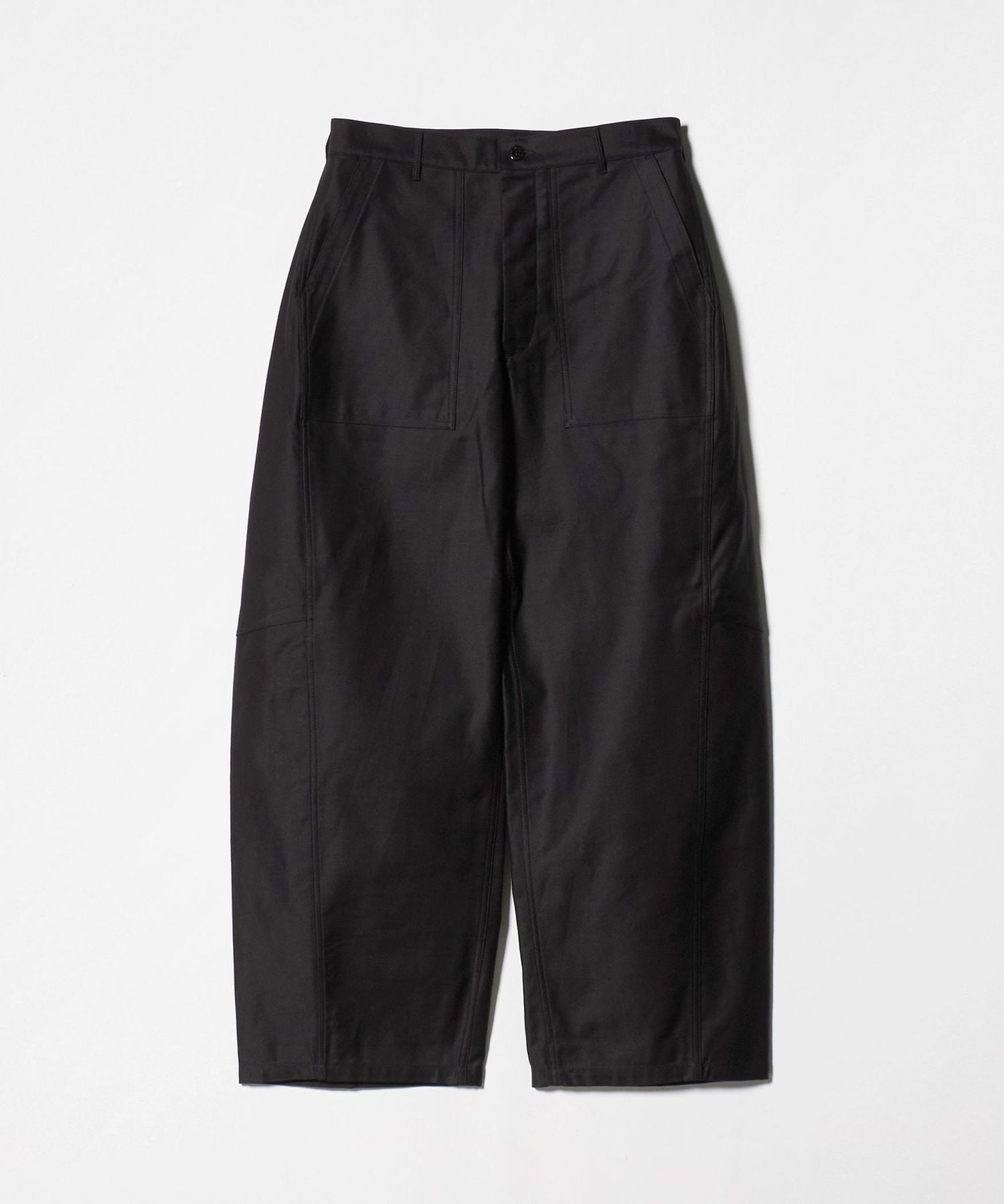 パンツ HYKE BACK SATIN BARREL LEG PANTS BACK SATIN BARREL LEG PANTS – HYKE ONLINE STORE
