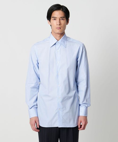 UNITED ARROWS THOMAS MASONレギュラーカラーシャツ トーマスメイソン マルチストライプ レギュラーカラーシャツ