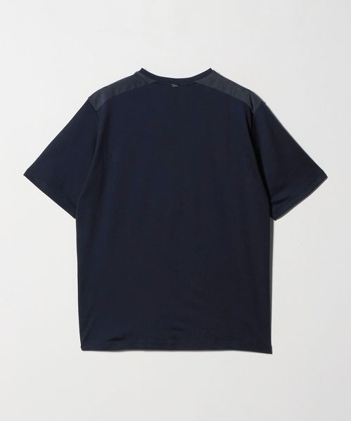 【機能美が光る】Herno ジップポケット付きTシャツ ヘルノ / HERNO / クルーネック 胸ポケットTシャツ / パイル生地