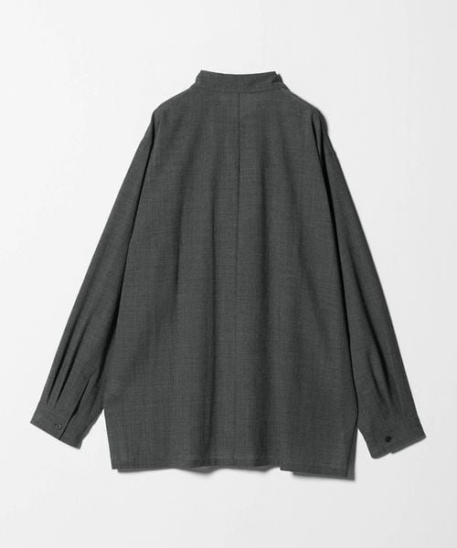 ATON＞OVERSIZED SHIRT/オーバーサイズシャツ