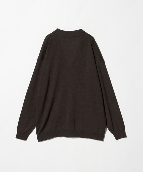 ATON＞OVERSIZED CARDIGAN/オーバーサイズ カーディガン