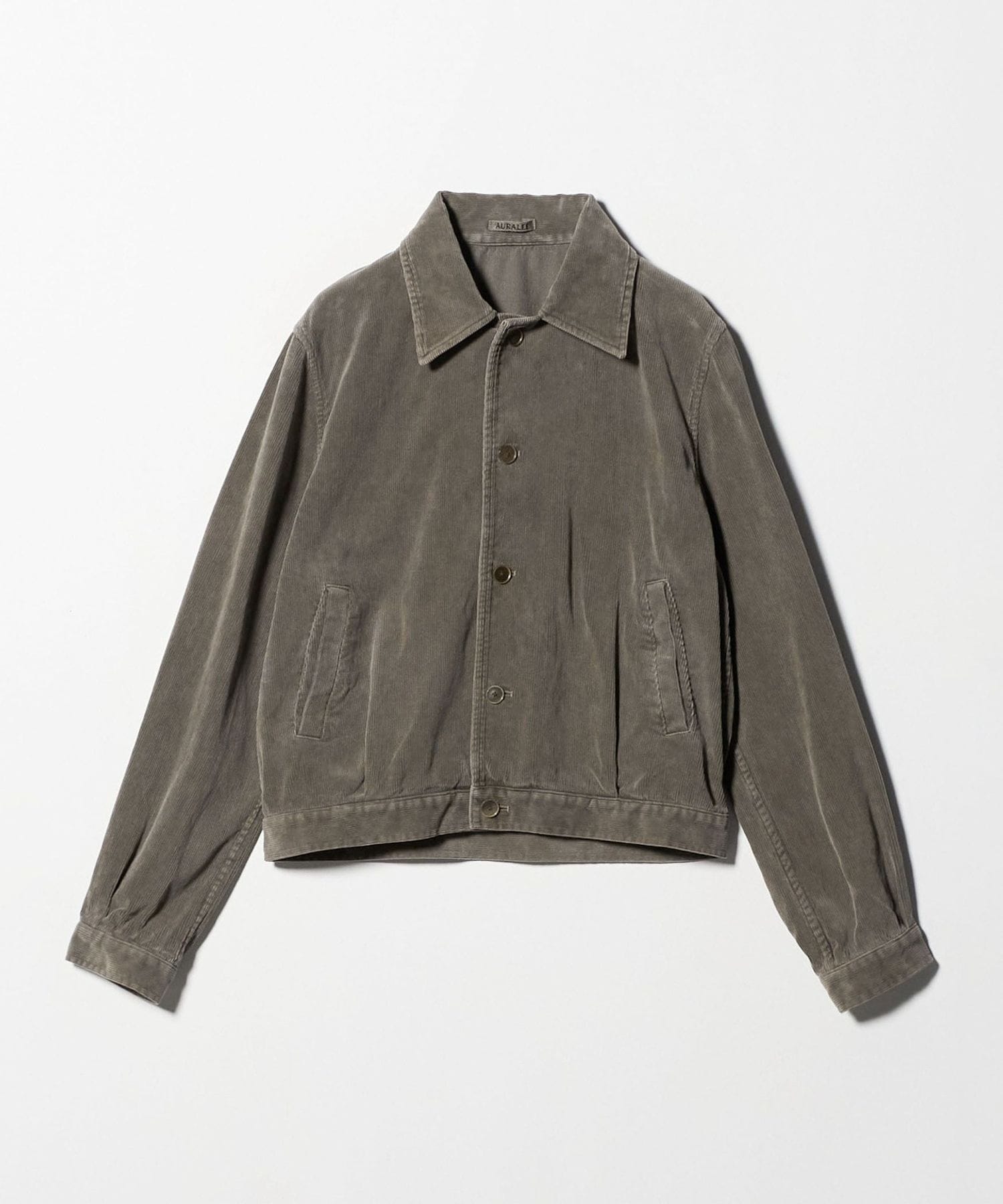 AURALEE＞PIGMENT DYED FINX CORDUROY BLOUSON/コーデュロイ