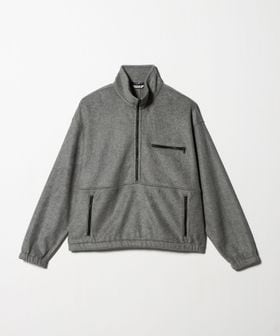 AURALEE/＜AURALEE＞PURE SILK COMFORT FLEECE HALF ZIP P/O/フリース ハーフジップ プルオーバー/ボア / フリースジャケット
