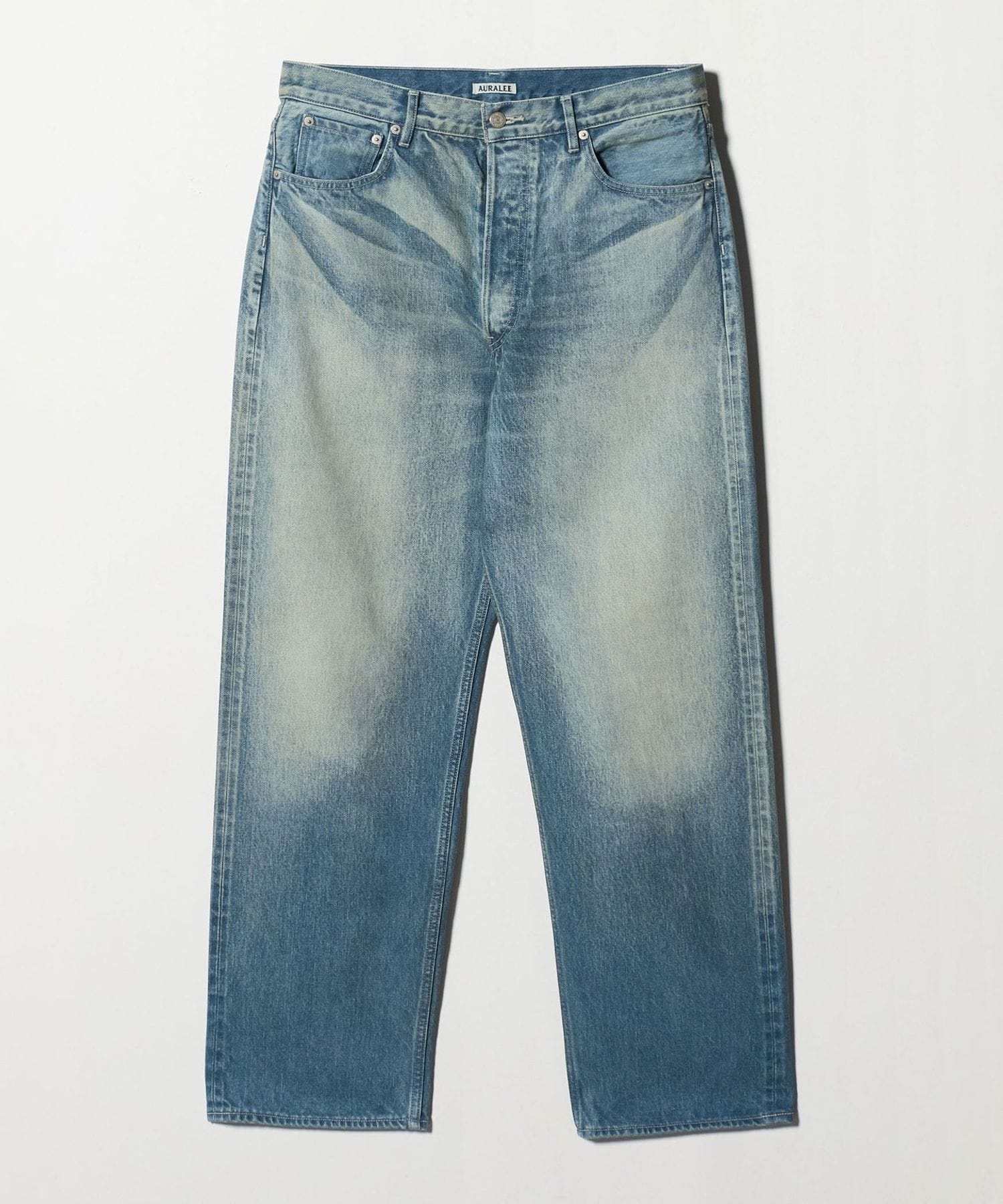 AURALEE＞FADED HEAVY DENIM WIDE PANTS/ワイド デニムパンツ