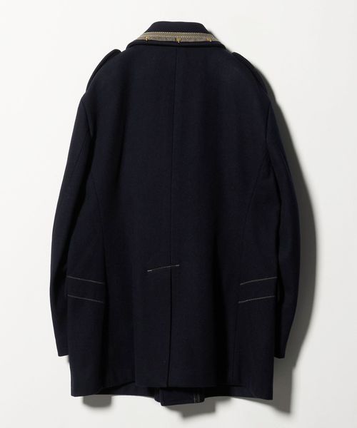 UNITED ARROWS ブラック ピーコート UNITED ARROWS / ユナイテッドアローズ ピーコート/Pコート