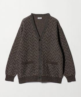 COOHEM/＜COOHEM＞HERRINGBONE TWEEDY KNIT CARDIGAN/ヘリンボーン ツイード ニットカーディガン/カーディガン / ボレロ