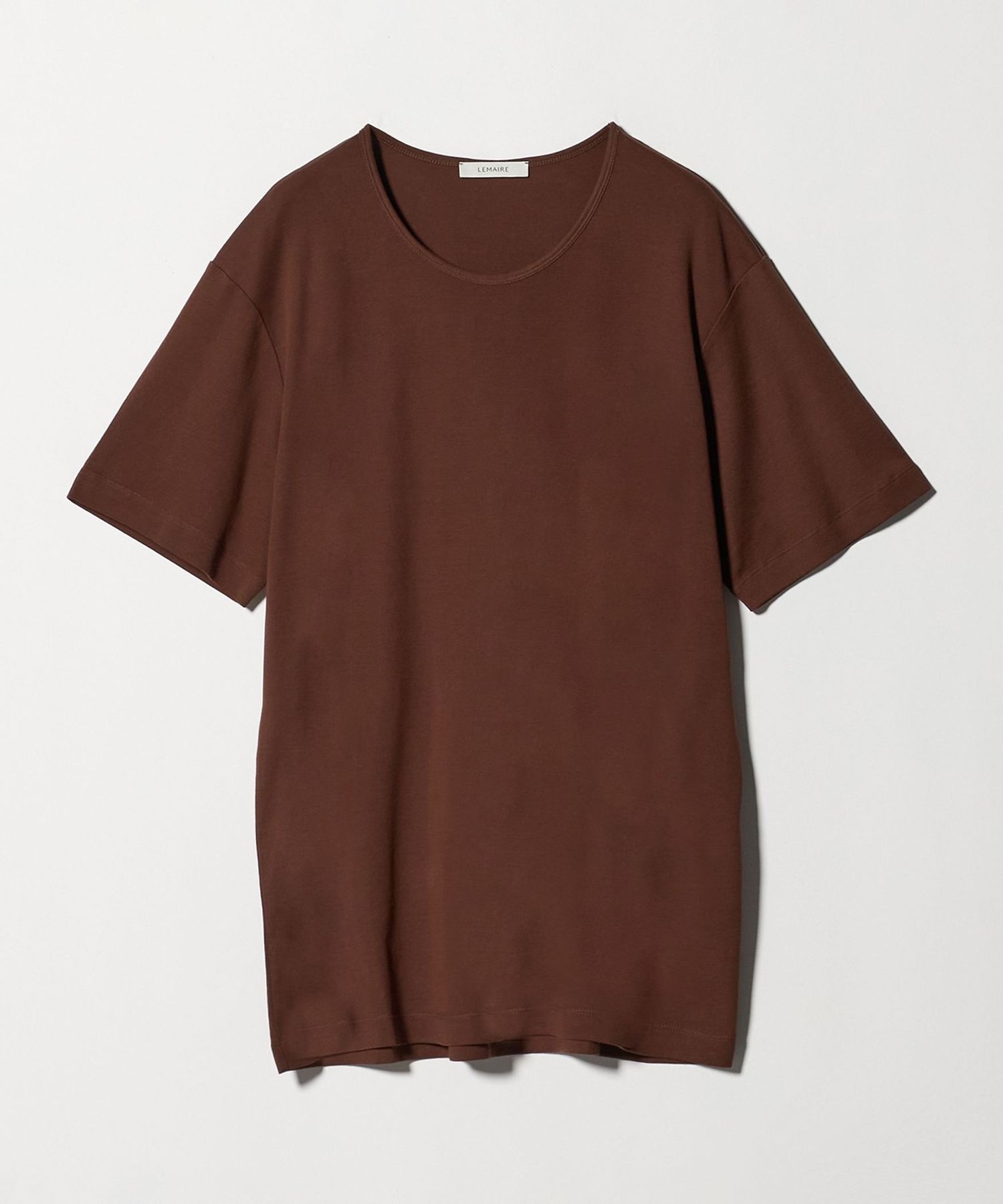 LEMAIRE＞Rib U Neck T―Shirt/Uネック Tシャツ