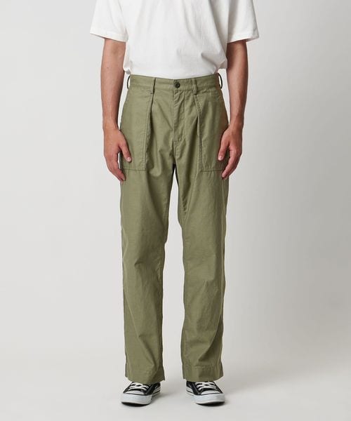 24SS美品 ユナイテッドアローズ バックサテン ファティーグ パンツ Mカーキ 24SS美品 ユナイテッドアローズ バックサテン ファティーグ