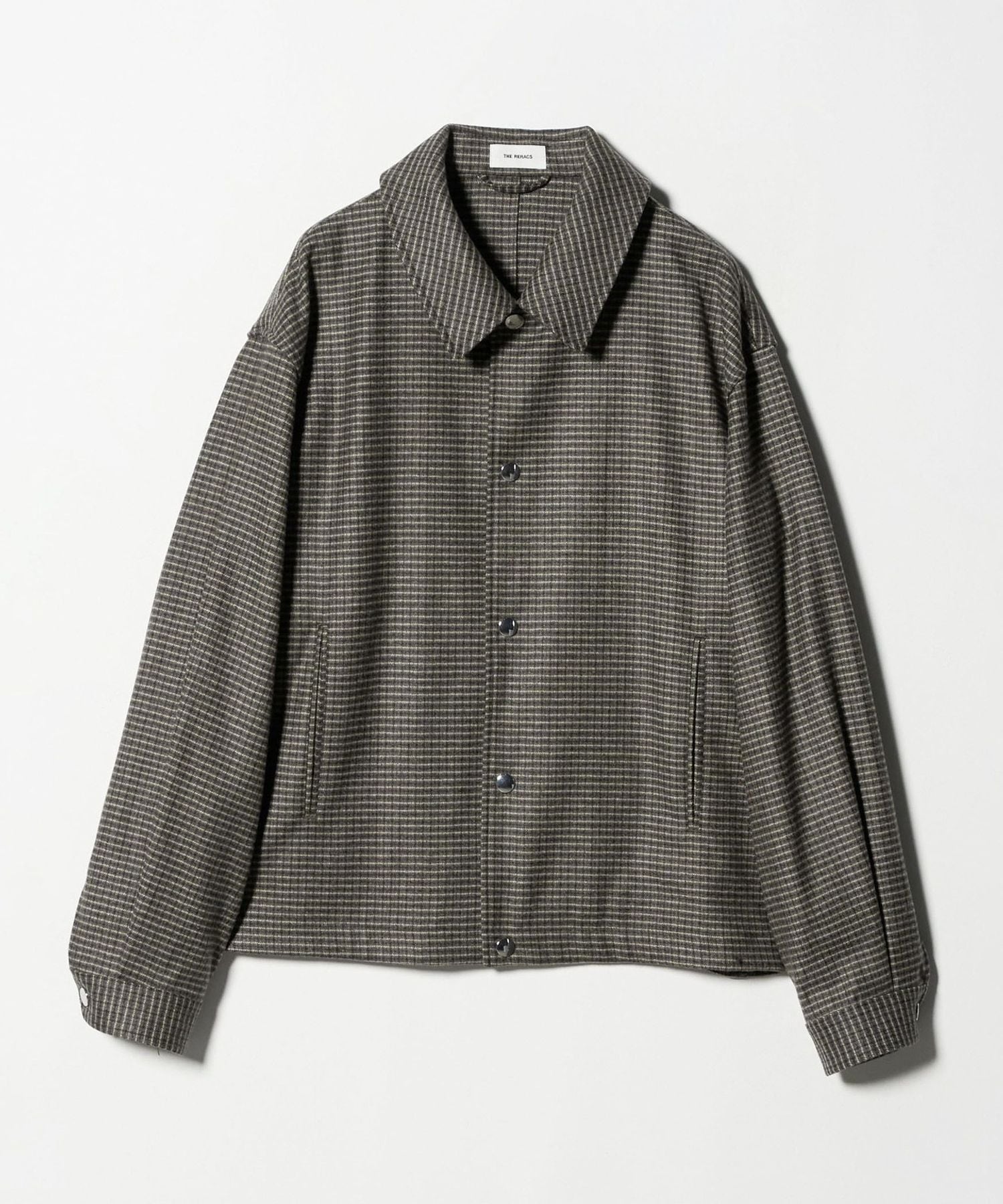 THE RERACS リラクス メルトン ジャケット THE RERACS│ザ・リラクス / RERACS COACH JACKET(BLACK)