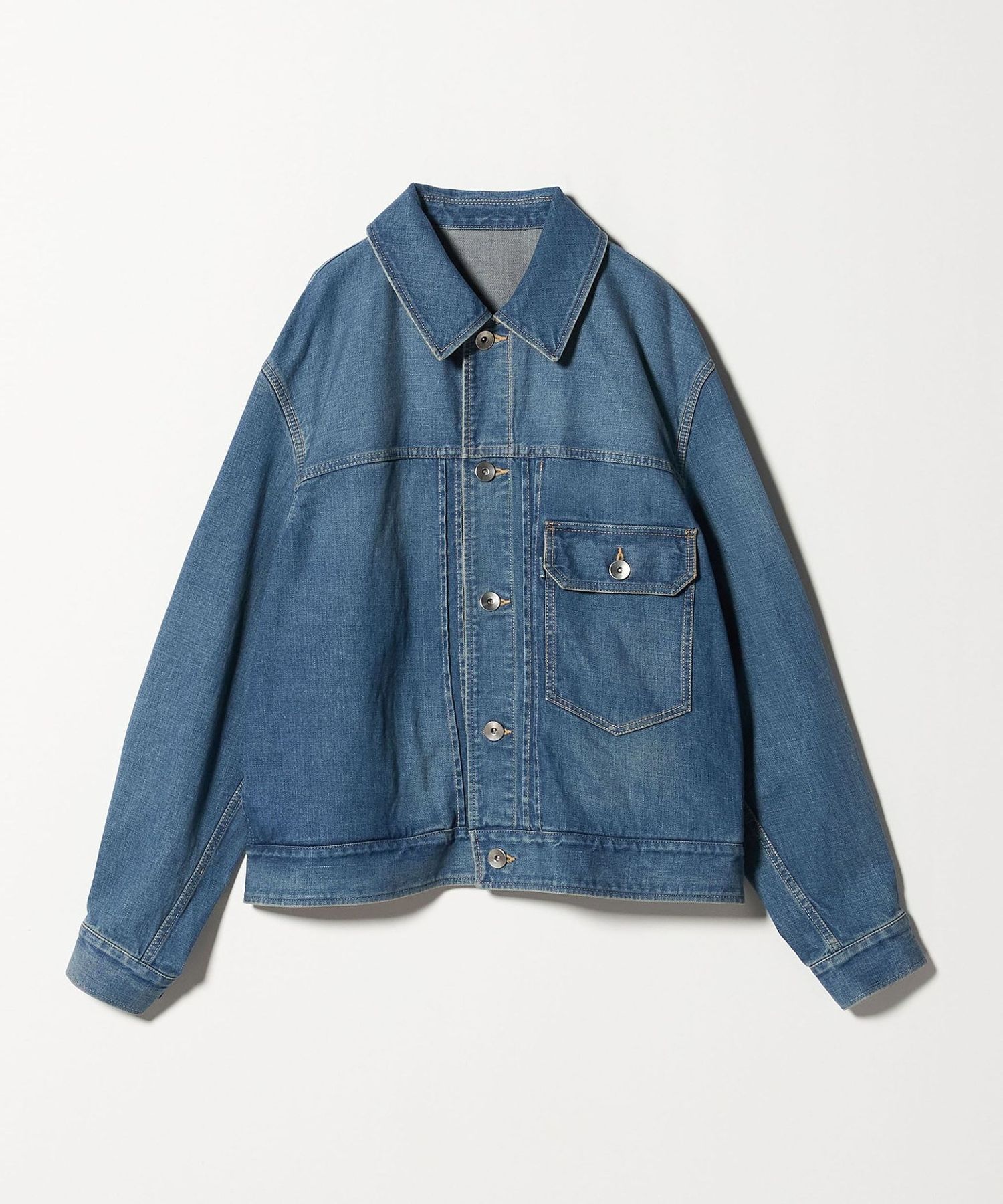 リラクス　thereracs デニムジャケット　22FW THE RERACS│ザ・リラクス / THE JEAN JACKET 1st(WASHED BLUE)