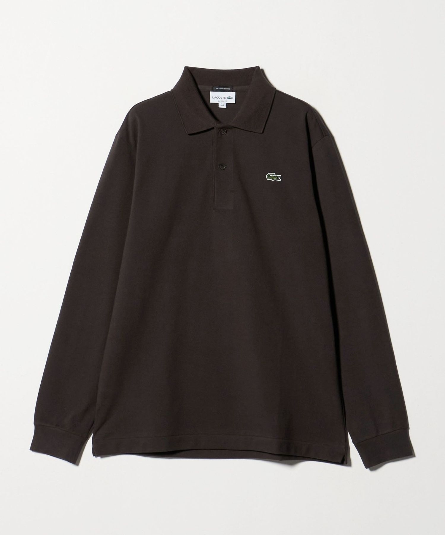 LACOSTE＞ロングスリーブ ピケ スキッパー