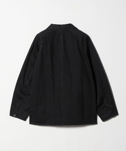 COMOLI デニム ワークジャケット セットアップ - Black COMOLI ブラックデニム ワーク ジャケット, Black – Navyblue