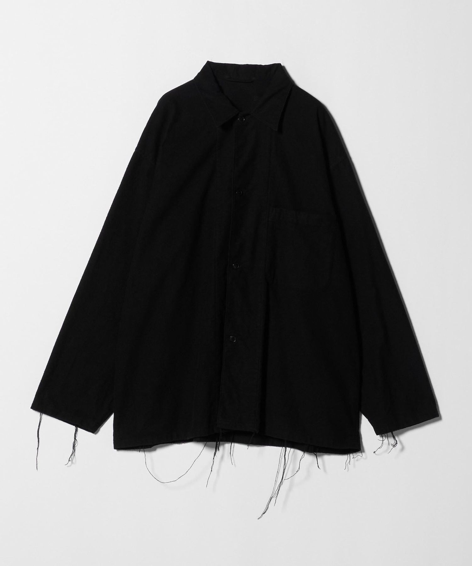 COMOLI＞FLANNEL SHIRT JACKET/フランネル シャツジャケット