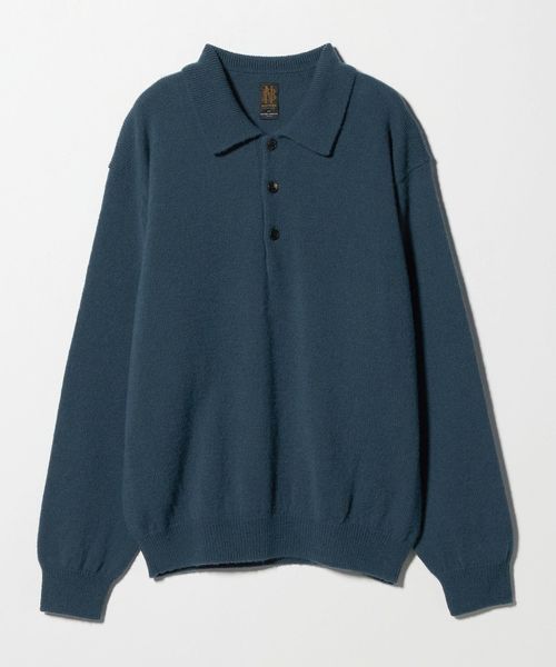 BATONER/【別注】＜BATONER＞ ブルーフェイス  ニットポロ/ニット / セーター