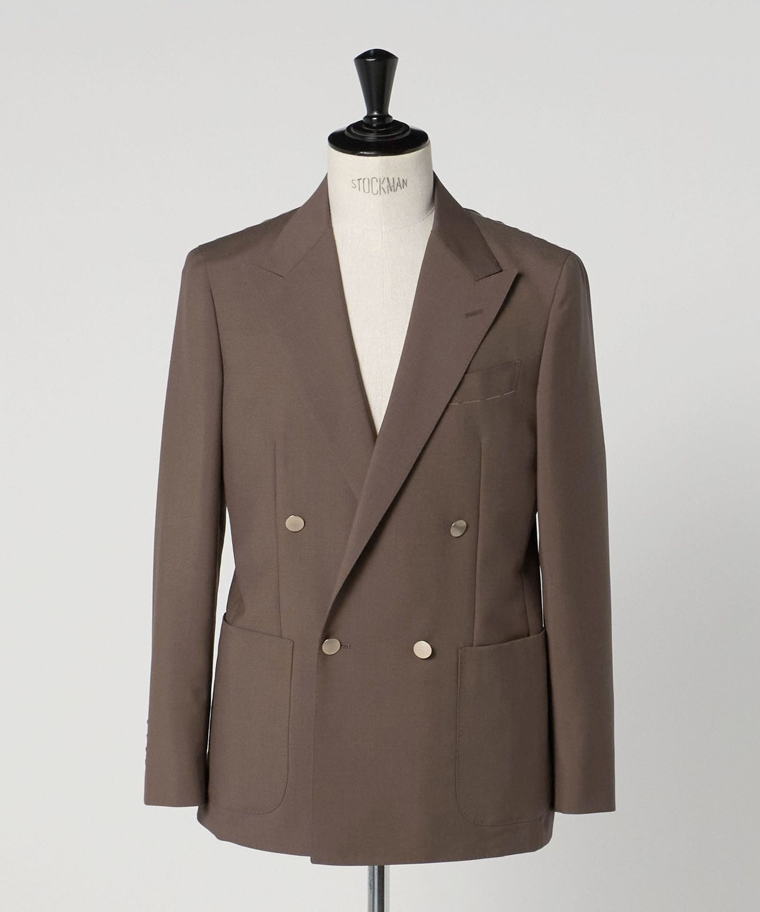 【新品タグ付】UNITED ARROWS ダブルテーラードベスト ¥49,500 ウール モヘヤ 4ボタン ダブルブレストブレザー S‐MODEL