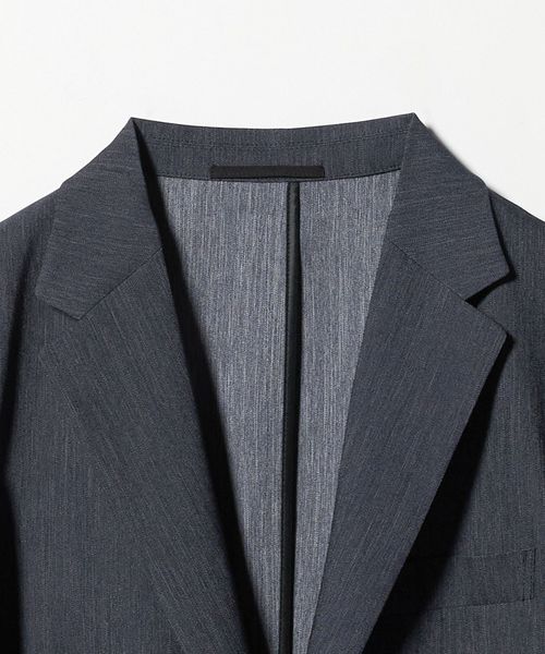 美品　UNITED ARROWS 2WAY ニット　ブラック　■　G438 COOL DOTS プリント シングル 2ボタン テーラードジャケット UA