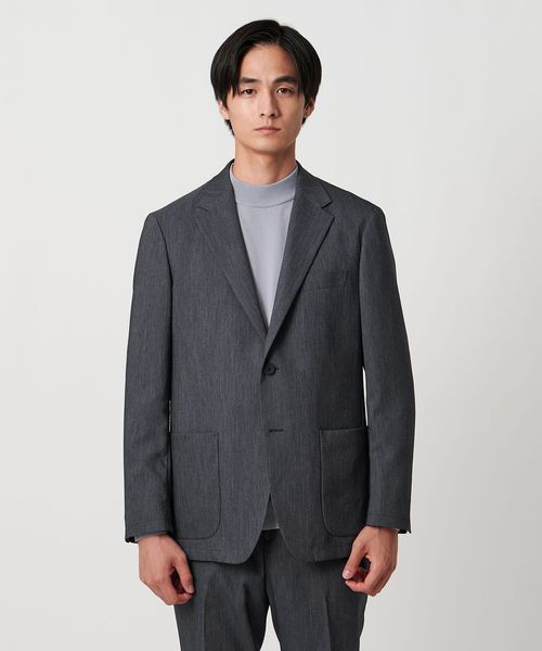 UNITEDARROWS テーラードジャケット アンコン デニム調サマーコットン UNITEDARROWS テーラードジャケット アンコン デニム調サマー