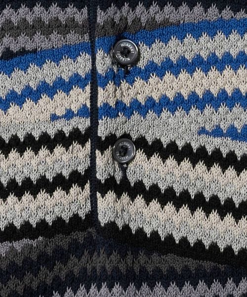 MISSONI＞ボーダーニット ポロシャツ