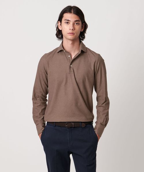 【vaundy】ロングスリーブポロシャツ 別注】＜GUY ROVER＞ロングスリーブ ポロシャツ