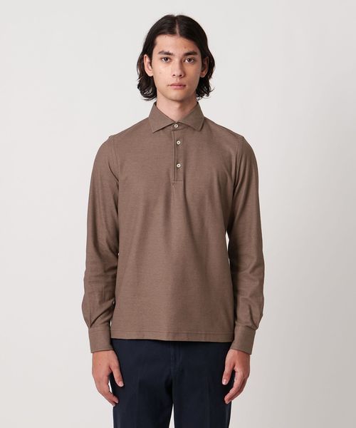 GUY ROVER メッシュ　ロングスリーブ シャツ　S　イタリア製　美品 GUY ROVER メッシュ ロングスリーブ シャツ S イタリア製 美品