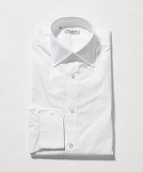 Charvet/＜Charvet＞ホワイト ポプリン セミワイドカラーシャツ/シャツ / ブラウス