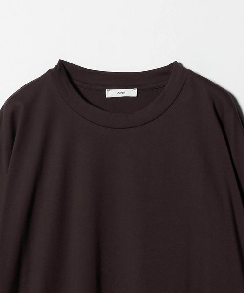 トップス ATON UNITED ARROWS LAWN OVERSIZED SHIRT COTTON LAWN | OVERSIZED SHIRT – ATON | エイトン
