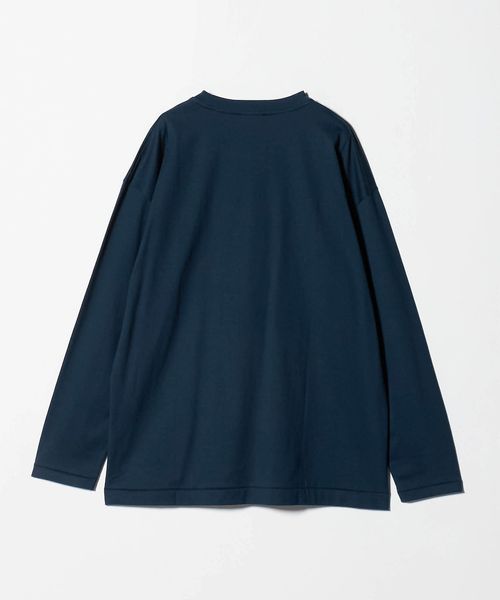 ビームス　ATON / オーバーサイズ ロングスリーブ Tシャツ Demi-Luxe BEAMS（デミルクス ビームス）ATON / オーバーサイズ