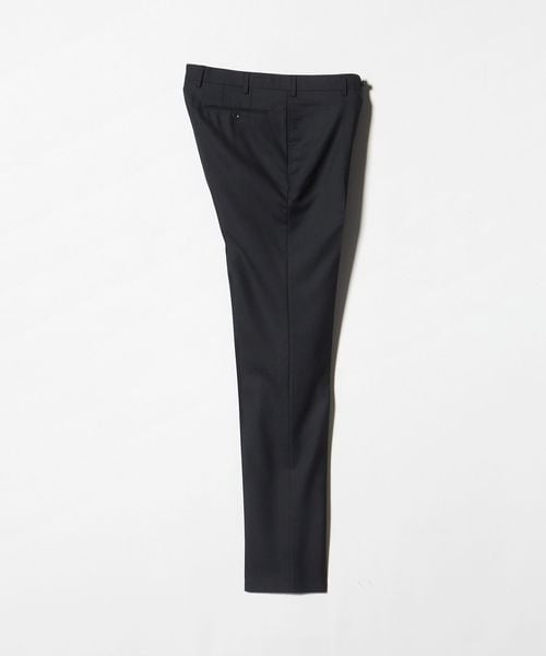 【希少】 UNITED ARROWS 高級スラックス L サージ テーパード 1プリーツ スラックス