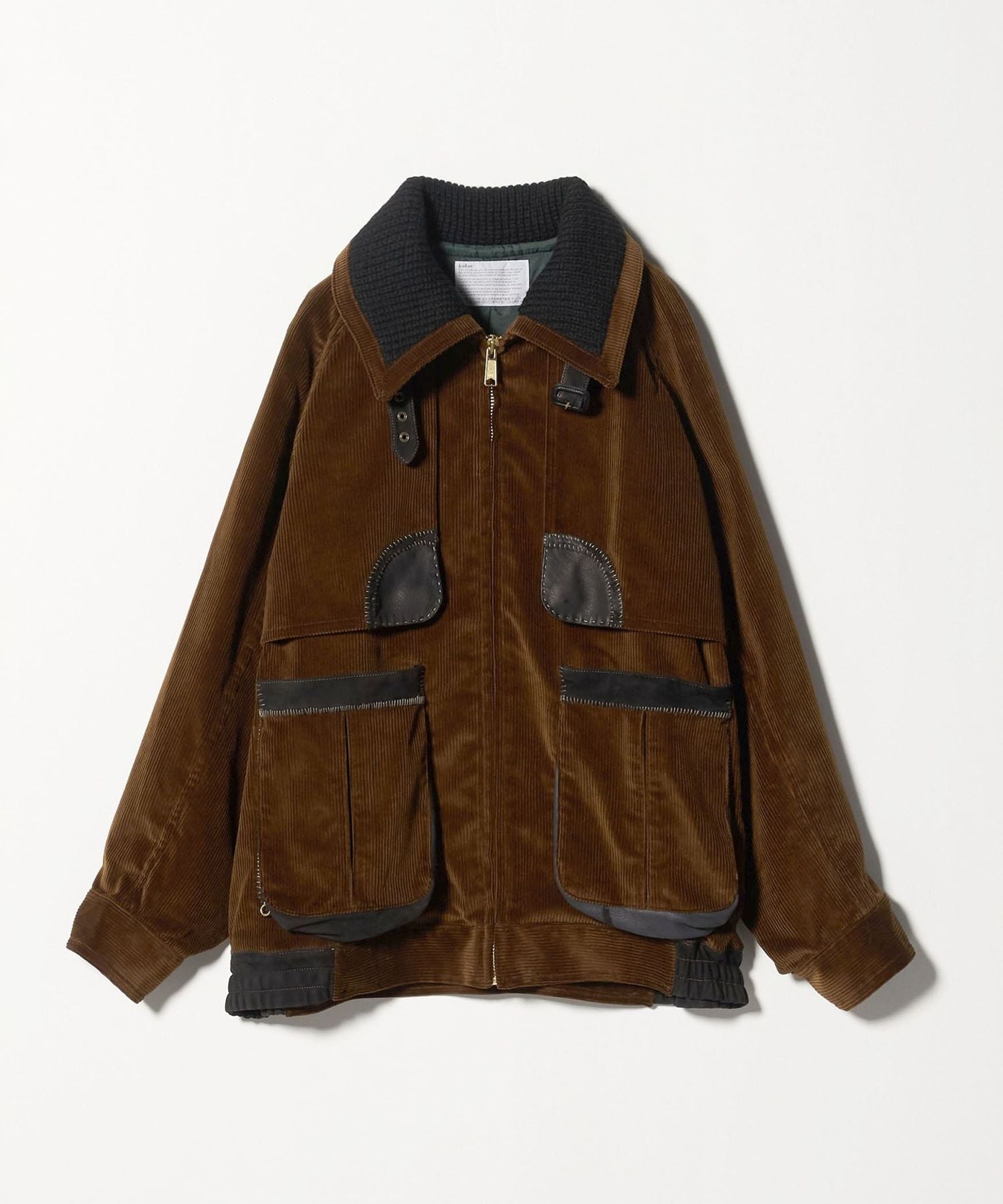 20AW kolor beacon コーデュロイ ダウン ベスト 20WB 20AW kolor beacon コーデュロイ ダウン ベスト 20WB 20AW kolor