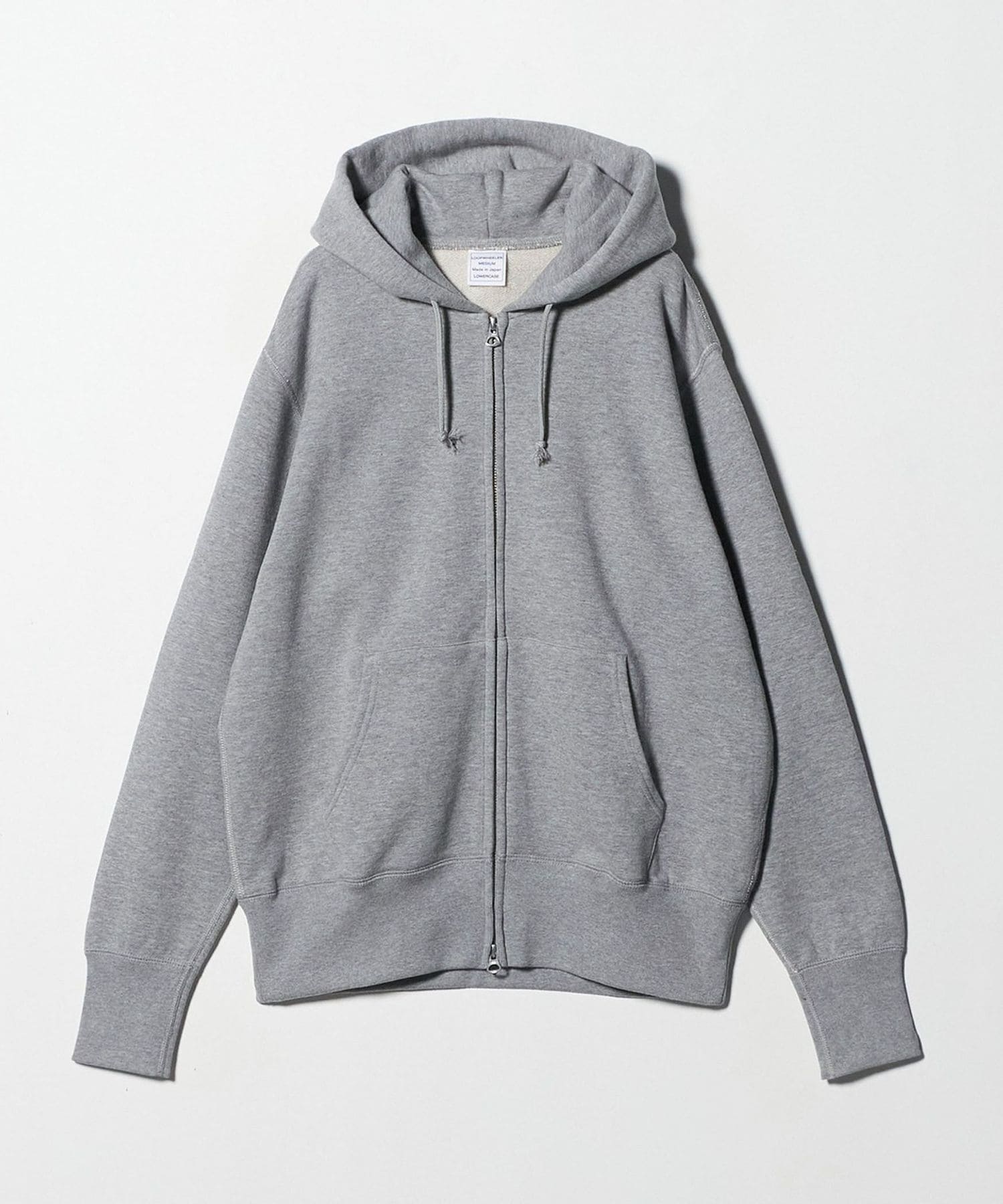 LOOPWHEELER x LOWERCASE for UNITED ARROWS＞ジップ パーカー