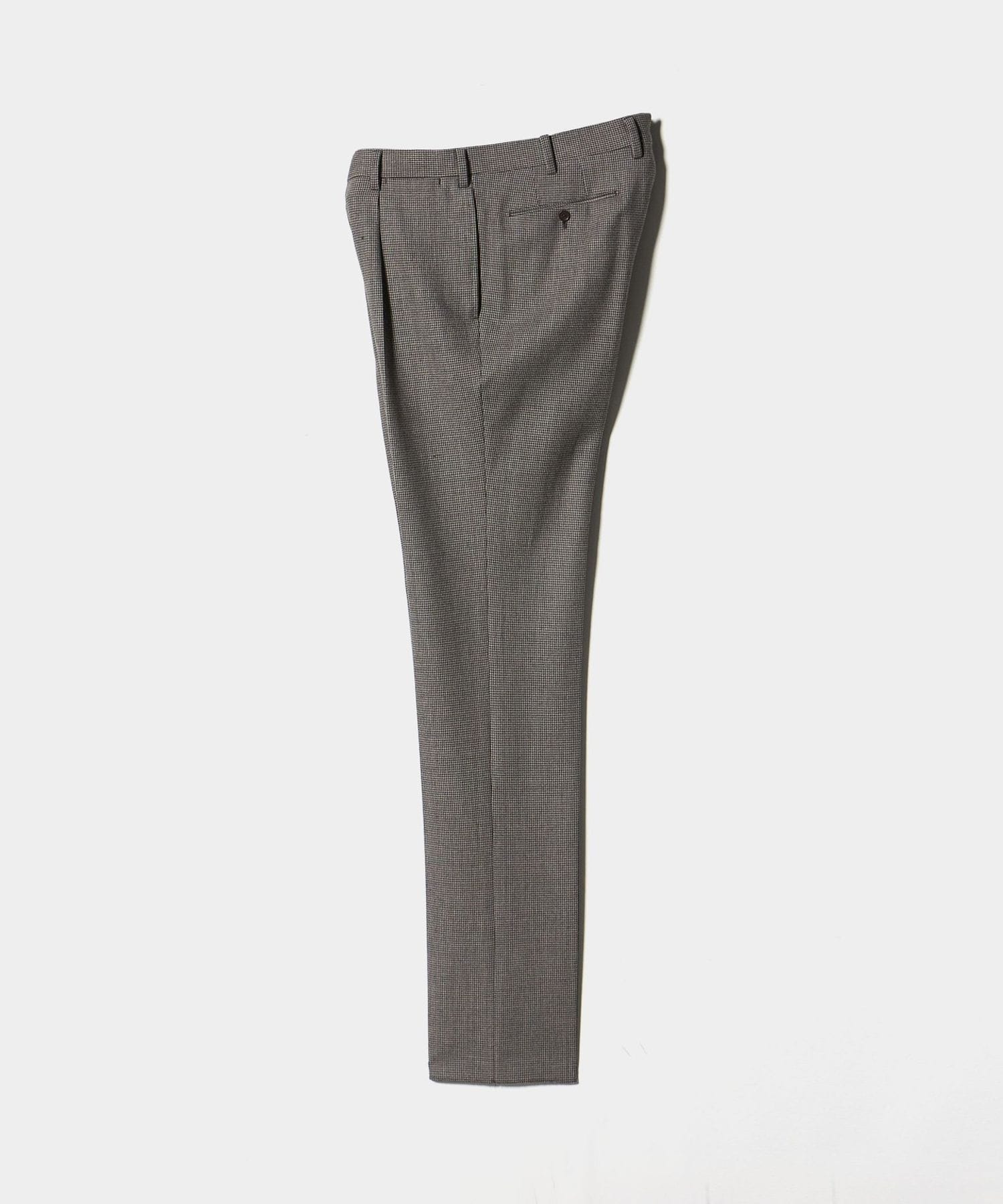 ＜UNITEDARROWS＞ハウンドトゥース2Bジャケット&パンツ ハウンドトゥース 1プリーツ パンツ R―MODEL