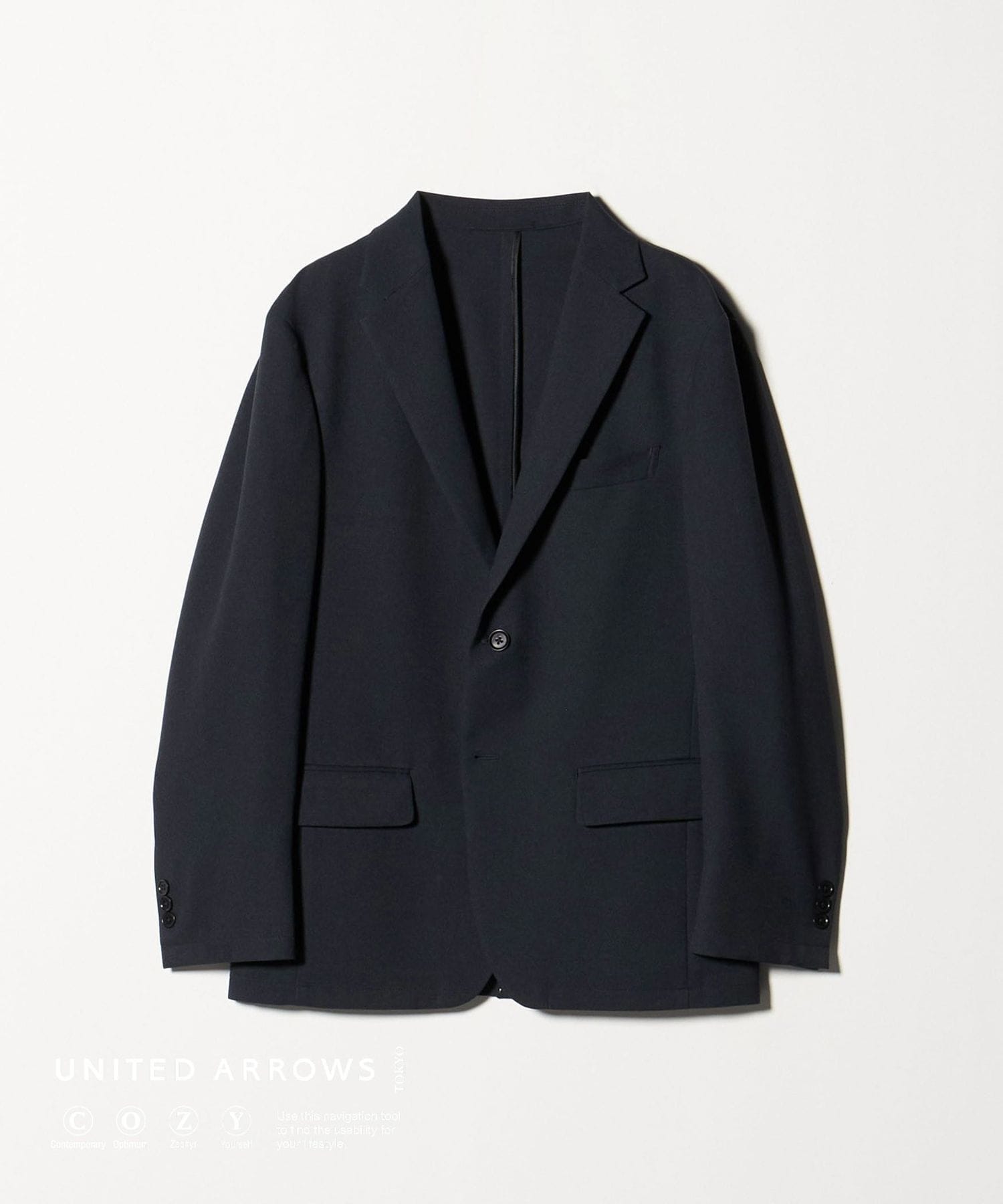 UNITED ARROWS 黒 ケープスタイルジャケット UNITED ARROWS 黒 ケープスタイルジャケット UNITED ARROWS 黒