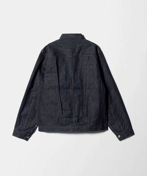 HYKE ユーズドウォッシュデニムジャケット HYKE＞TYPE1 ユーズドウォッシュ デニムジャケット