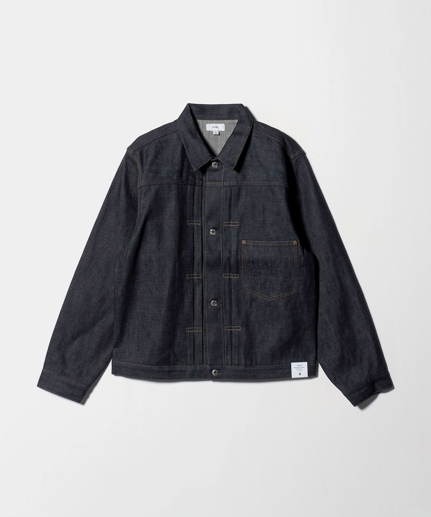 HYKE＞DENIM JACKET / TYPE1 REGULAR FIT/デニムジャケット
