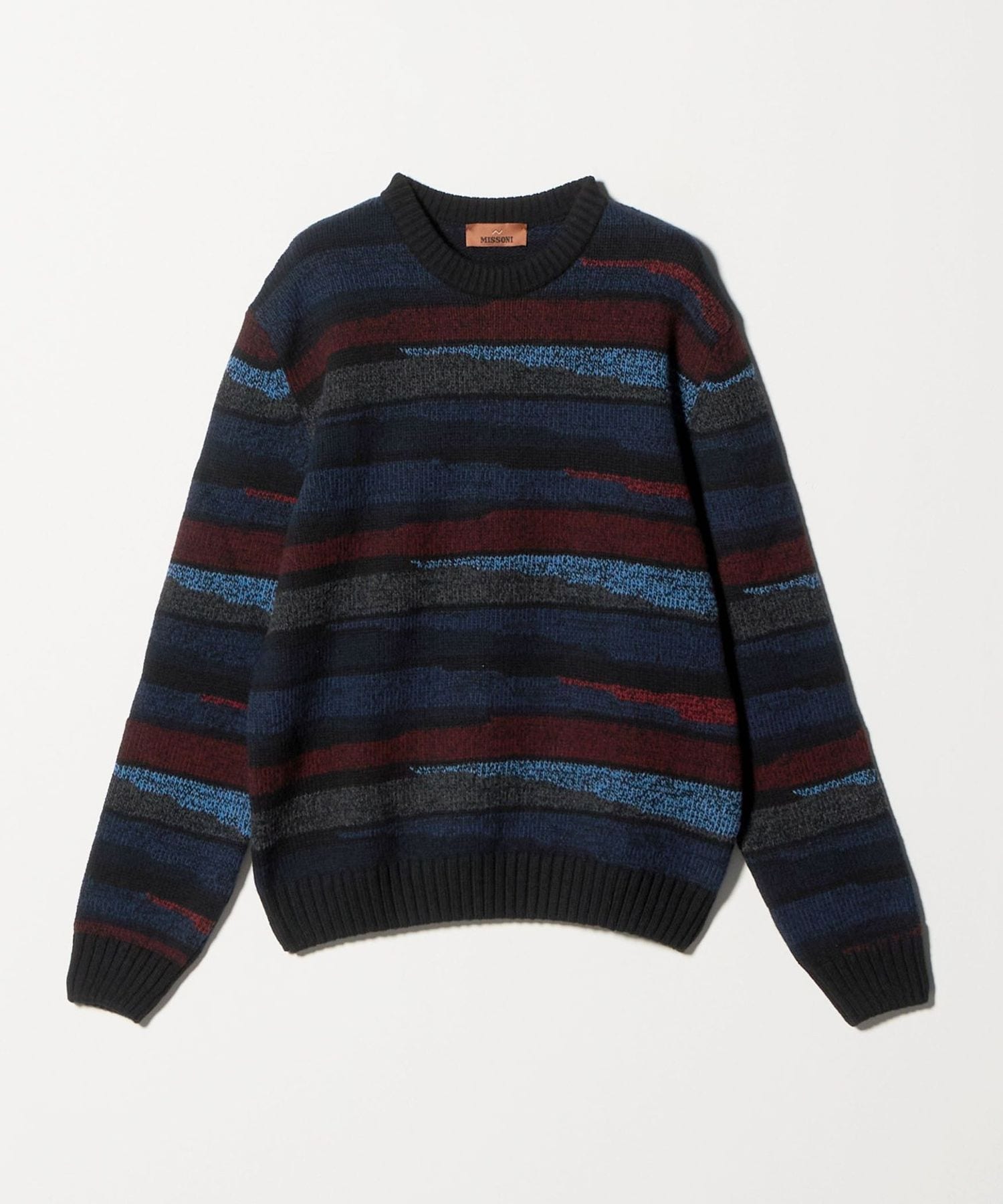 MISSONI＞ボーダークルーネック ニット