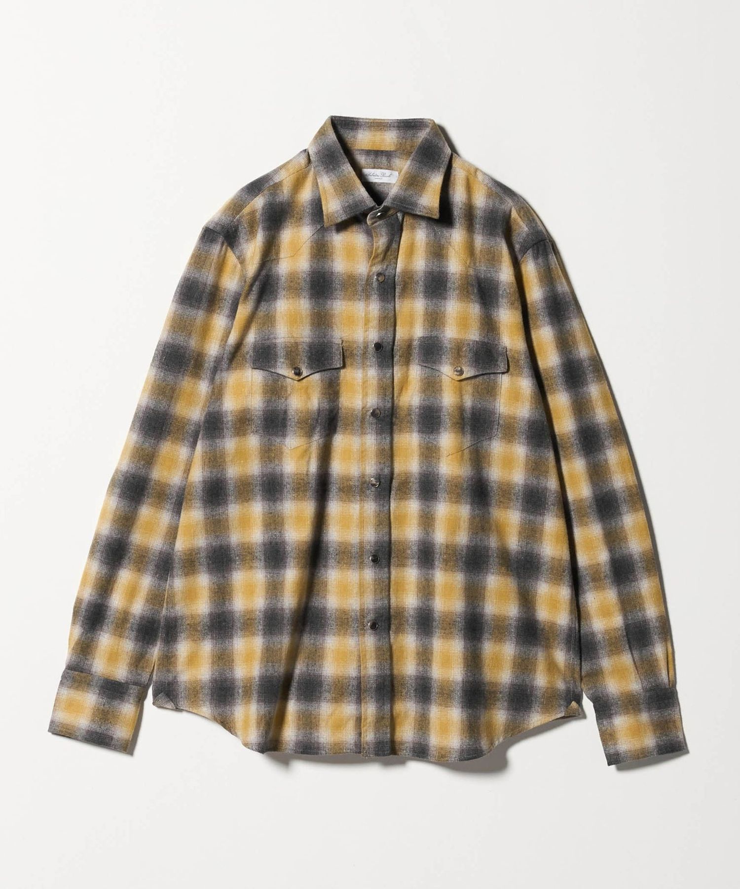 Salvatore Piccolo＞オンブレチェック ウエスタンシャツ