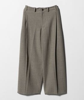 nonnotte/＜nonnotte＞Draping Crotch Box Pleats Trousers/ボックスプリーツ トラウザーズ/スラックス