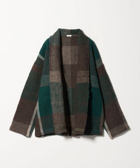 SEEALL/＜SEEALL＞TELAR COLLARLESS JACKET/チェック カラーレスジャケット/その他ジャケット / スーツ / セットアップ