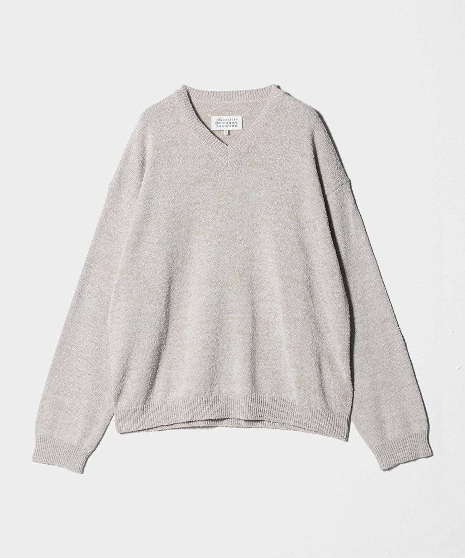 22SS新品L メゾン マルジェラ インサイドアウト Vネック ニット