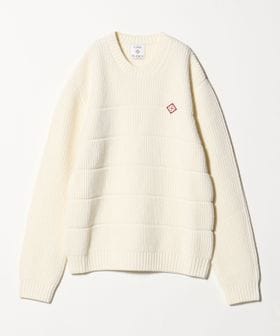 CASABLANCA/＜CASABLANCA＞PADDED CREW/クルーネックニット/ニット / セーター