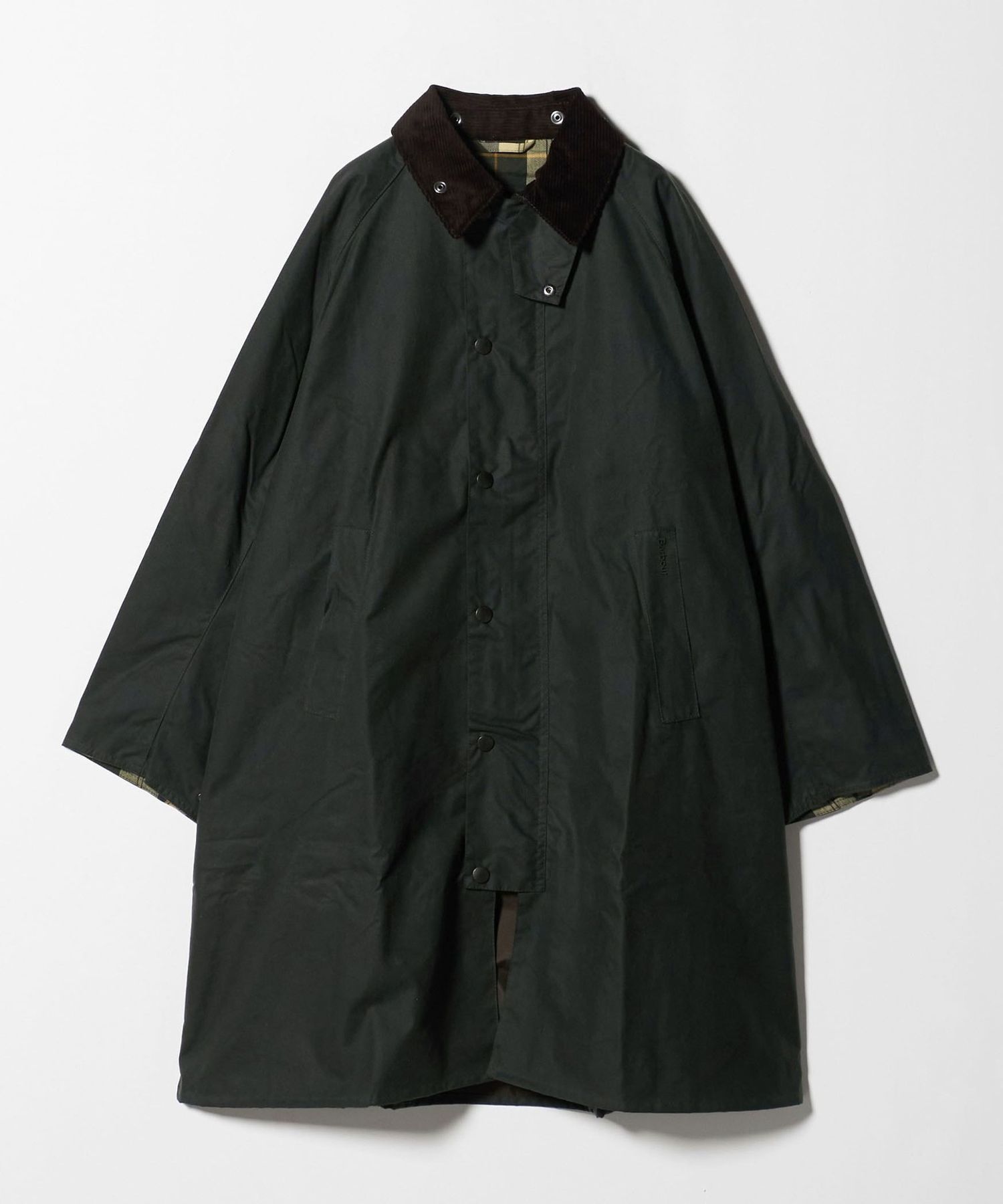 Barbour エクスモア ナイロン ミドルレングス　コート　34 BAB0124F0146_zo_a006.jpg