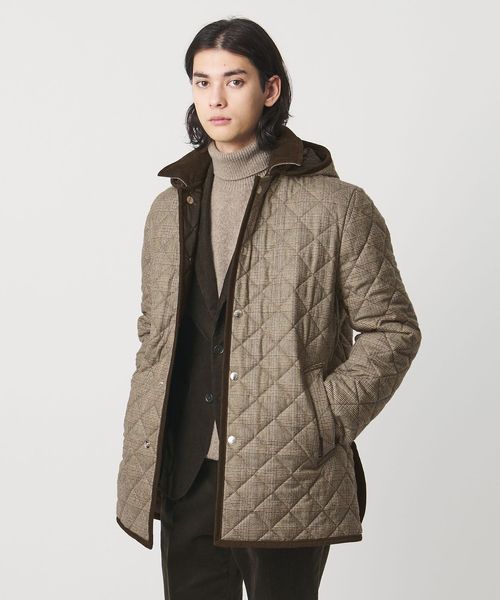 MACKINTOSH/【別注】＜MACKINTOSH＞CROCKETFORD EX/キルティング チェック フーデッドコート/中綿 / キルティングジャケット
