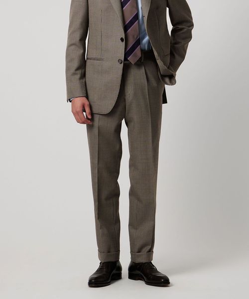 UNITED ARROWS CANONICO社 ダークブラウンスーツ 46 CANONICO/カノニコ】 リベンジ 150's 通年スーツ（ブラウン