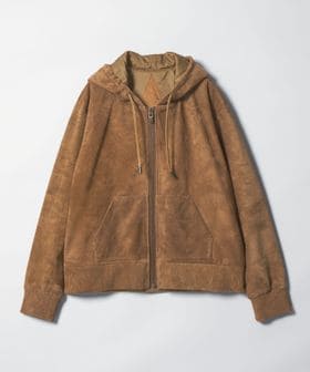 A LEATHER/＜A LEATHER＞ZIP HOODY/スエード ジップフーディ/その他コート / ブルゾン